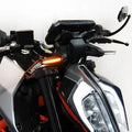New Rage Cycle LED Front Turn Signals Amber/Clear #390-FB KTM 390 Duke