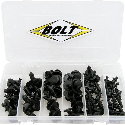 Bolt ATV/Motorcycle Bodywork Nylon Rivet Kit 80-Pieces