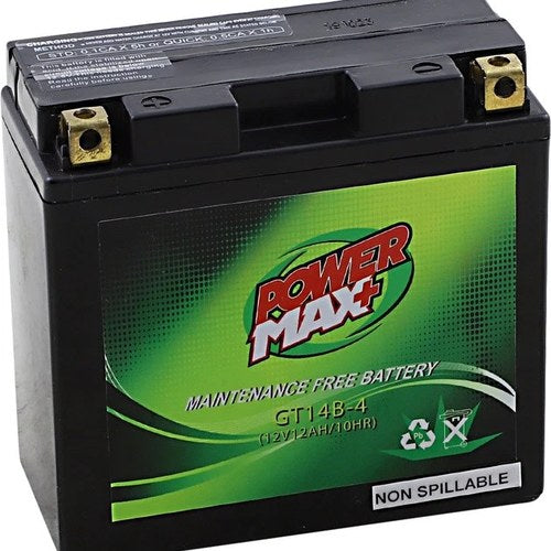Power Max Maintenance-Free Battery #GT14B-4 fits Yamaha/Hyosung