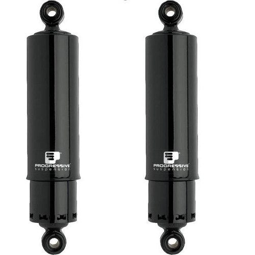 Progressive Suspension 412 Series Full Cover Shocks 12" Black Harley Davidson