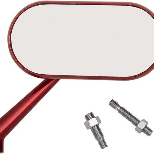 Arlen Ness Oval Mirror Red Right