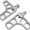 Joker Machine Heel Footpegs Serrated Clear #08-62-1 Harley Davidson