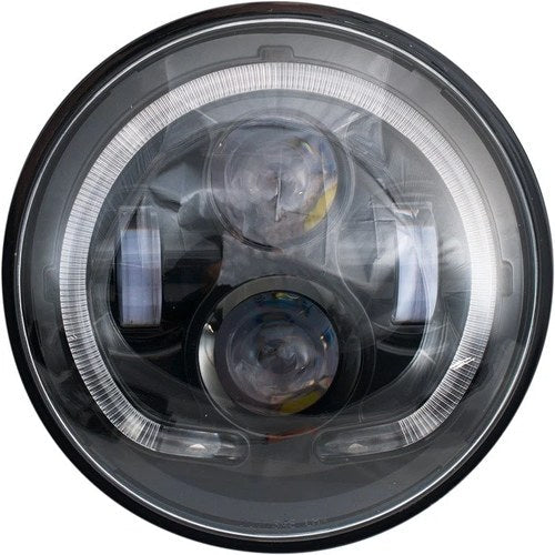 Rivco 7" LED Headlight Assembly Black