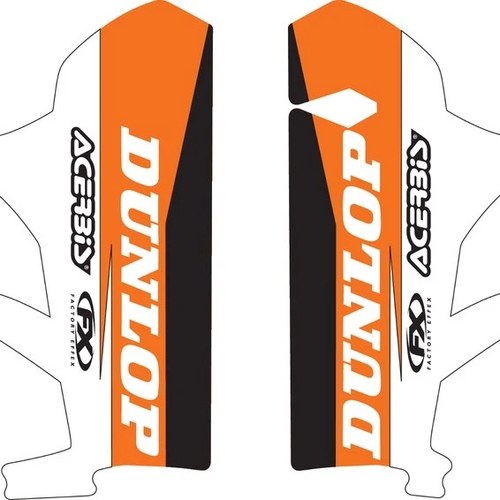 Factory Effex Lower Fork Guard Graphic KTM Black/Orange/White #17-40506 KTM