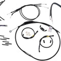 Burly Handlebar Cable/Line Kit for 12" Jail Bar w/ABS Black #B30-1212
