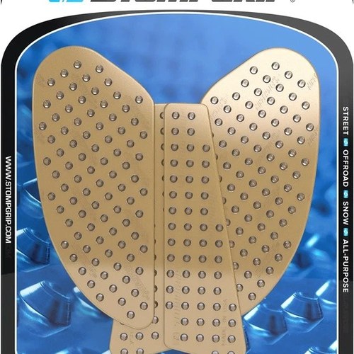 Stomp Volcano Profile Traction Pad Tank Grips Clear for Kawasaki Z H2 2021-2025