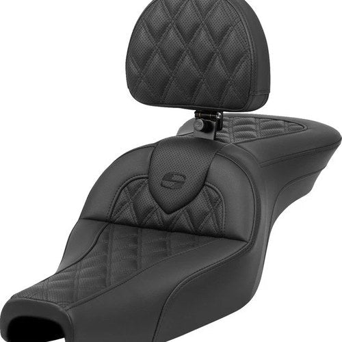 Saddlemen RoadSofa LS Seat With Backrest #284771 Harley Davidson Sportster