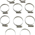 Parts Unlimited Embossed Hose Clamps 25mm to 40mm