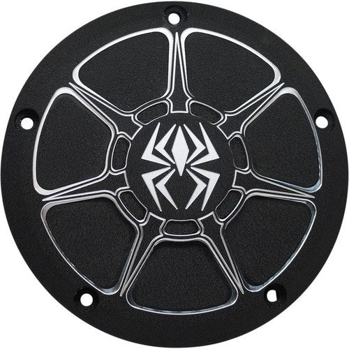 Rekluse Derby Cover Wrinkle Black #RMS-0515004 Harley Davidson