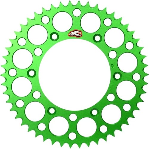 Renthal Aluminum Rear Sprocket 49T Green #112U-520-49GEGN fits Kawasaki/Suzuki
