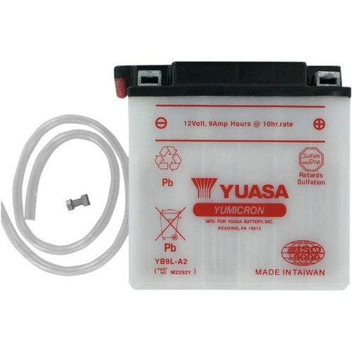 Yuasa YuMicron Battery YB9L-A2 #YUAM2292Y for Kawasaki/Yamaha