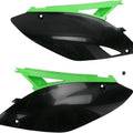 Acerbis Side Panels Black/Green #2141730215 Kawasaki KX250F/KX450F