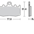 Braking CM55 Brake Pads #892CM55 BMW R 1200/K 1200/R 1150/K 1300/R 1100/Megamoto