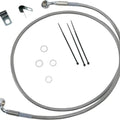 DS Braided Brake Line Kit Front +2" Harley Davidson Softail FXST/FXSTI 1999-2007