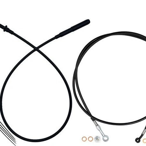 Fat Baggers EZ Install Cable Kit for 14" Ape Bars Black/Black #249914-B