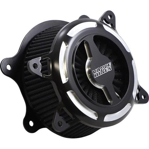 Vance & Hines VO2 Blade Air Cleaner Kit Black Contrast 40391 Harley Davidson