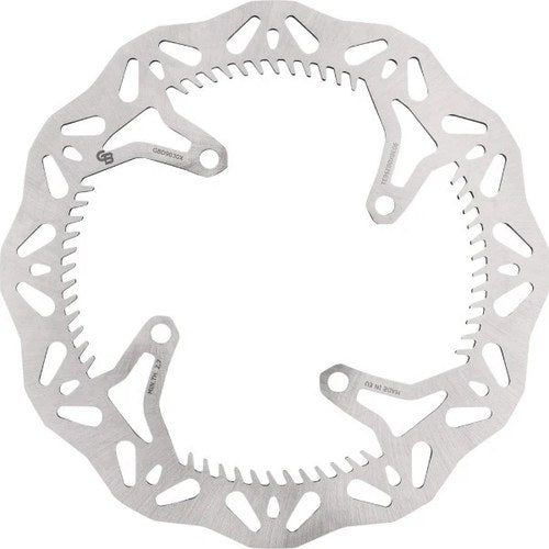 GBrakes Solid Wave Brake Rotor 270mm Front Silver #GBD9030X for Kawasaki