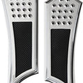 Accutronix Drilled Instigator Driver Floorboards Chrome #FBF01-DIC