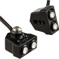 Joker Machine Side Mount Rat Eye LED Turn Signals Amber LEDs Amber Black