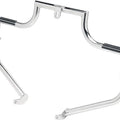 Lindby Twinbar Highway Bar With Integrated Pegs 1.25" Chrome #1201