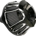 Arlen Ness Deep Cut Inverted Air Cleaner Kit Black #18-929 Harley Davidson