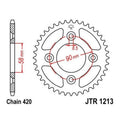 JT Steel Rear Sprocket 420 37T #JTR1213.37 Honda CRF50F/XR50R