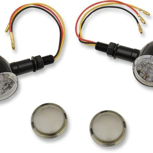 DS LED Mini Deuce Marker Lights Glossy Black Clear/Smoke/Amber
