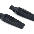 Kuryakyn Thresher Footpegs with Male Mount Satin Black #5953 Harley Davidson