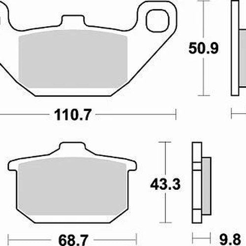 Braking SM1 Brake Pads #662SM1 for Kawasaki