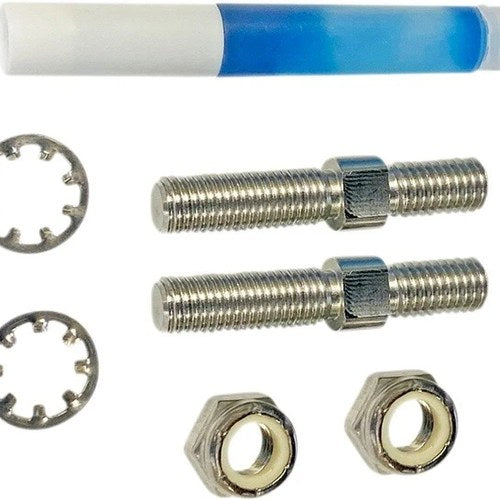 Custom Dynamics Mirror Adapters with Nylock Nuts M8x1.25 to 5/16"-24