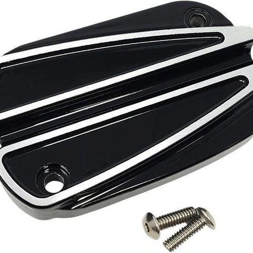 Covingtons Ripper Front Master Cylinder Cover Black #C1876-B Harley Davidson
