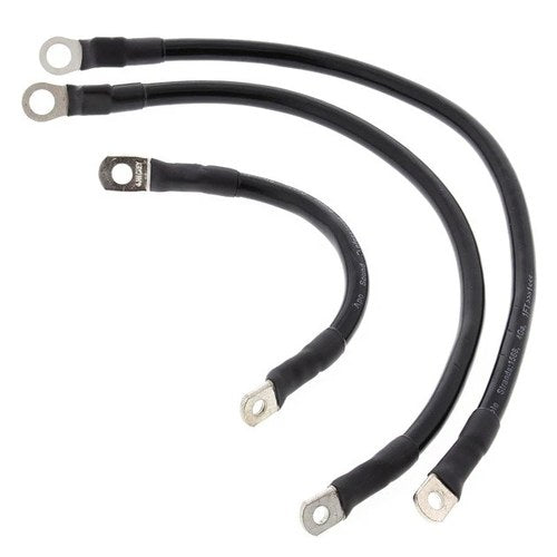 All Balls Battery Cable Kit Black Harley Davidson Softail/Heritage Softail