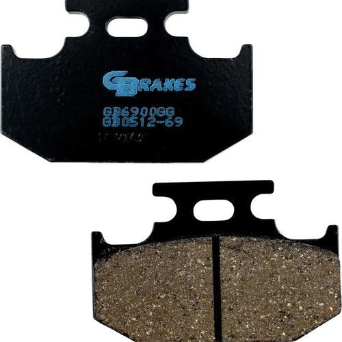 GBrakes Semi-Metallic Brake Pads Rear #GB0512-69 for Suzuki/Kawasaki/Yamaha