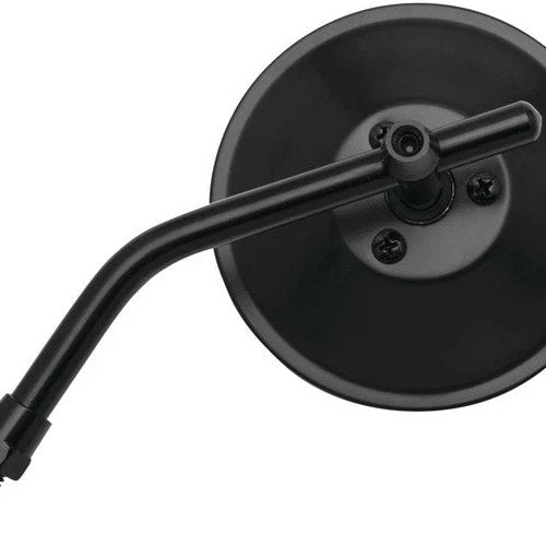 BikeMaster Round Adjustable Length Mirror 4" Black