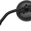 BikeMaster Round Adjustable Length Mirror 3" Black