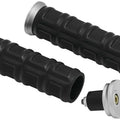 Kuryakyn Universal Dillinger Grips 7/8" Silver