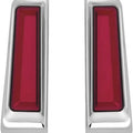 Kuryakyn Tracer LED Inserts for Saddlebag Supports Chrome Red #2900