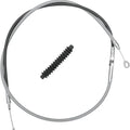 Drag Specialties Braided Clutch Cable 66-11/16" Clear Coated #211872