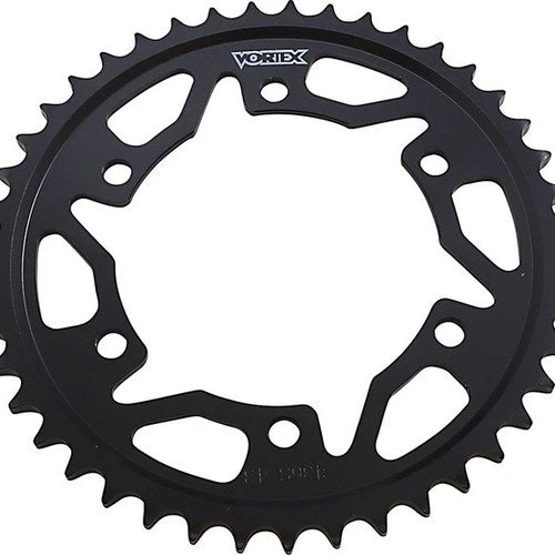 Vortex Steel Rear Sprocket 43T 530 Black #436S-43 for Kawasaki/Suzuki