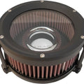 Trask Assault Charge High-Flow Air Cleaner Black #TM-1021BK Harley Davidson