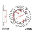 JT Steel Rear Sprocket 520 45T #JTR853.45 for Yamaha MX