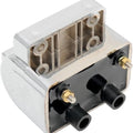 DS 12-Volt Dual Fire Ignition Coil 5 Ohm Chrome
