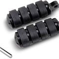 DS Soft-Ride Large Diameter Footpegs Black