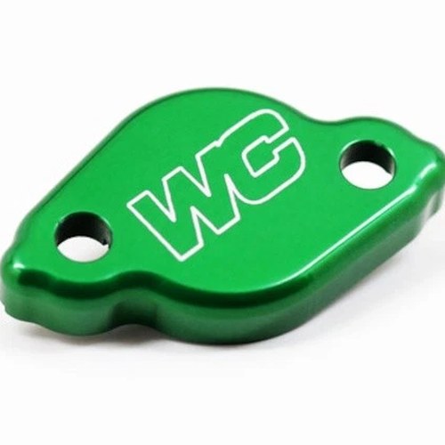 Works Connection Rear Brake Master Cylinder Cover Green #21-718 for Kawasaki