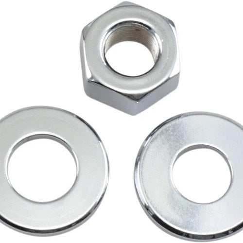 Colony Axle Nut and Washer Kit 5/8"-18 Rear #8715-4 Harley Davidson