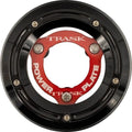 Trask Derby Cover/Power Plate Kit Black/Red Harley Davidson Softail