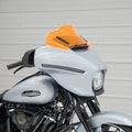 Klock Werks Ice Kolor Flare Windshield 8" Orange Ice KWW-01-0724 Harley Davidson