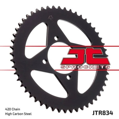 JT Steel Rear Sprocket 37T #JTR834.37 fits Yamaha TT-R110E 2008-2009/2011-2017