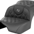Saddlemen RoadSofa LS Seat Gray Stitch Harley Davidson Road Glide/Street Glide