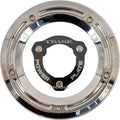 Trask Derby Cover/Power Plate Kit Chrome/Black #TM-0051-CH-BK Harley Davidson